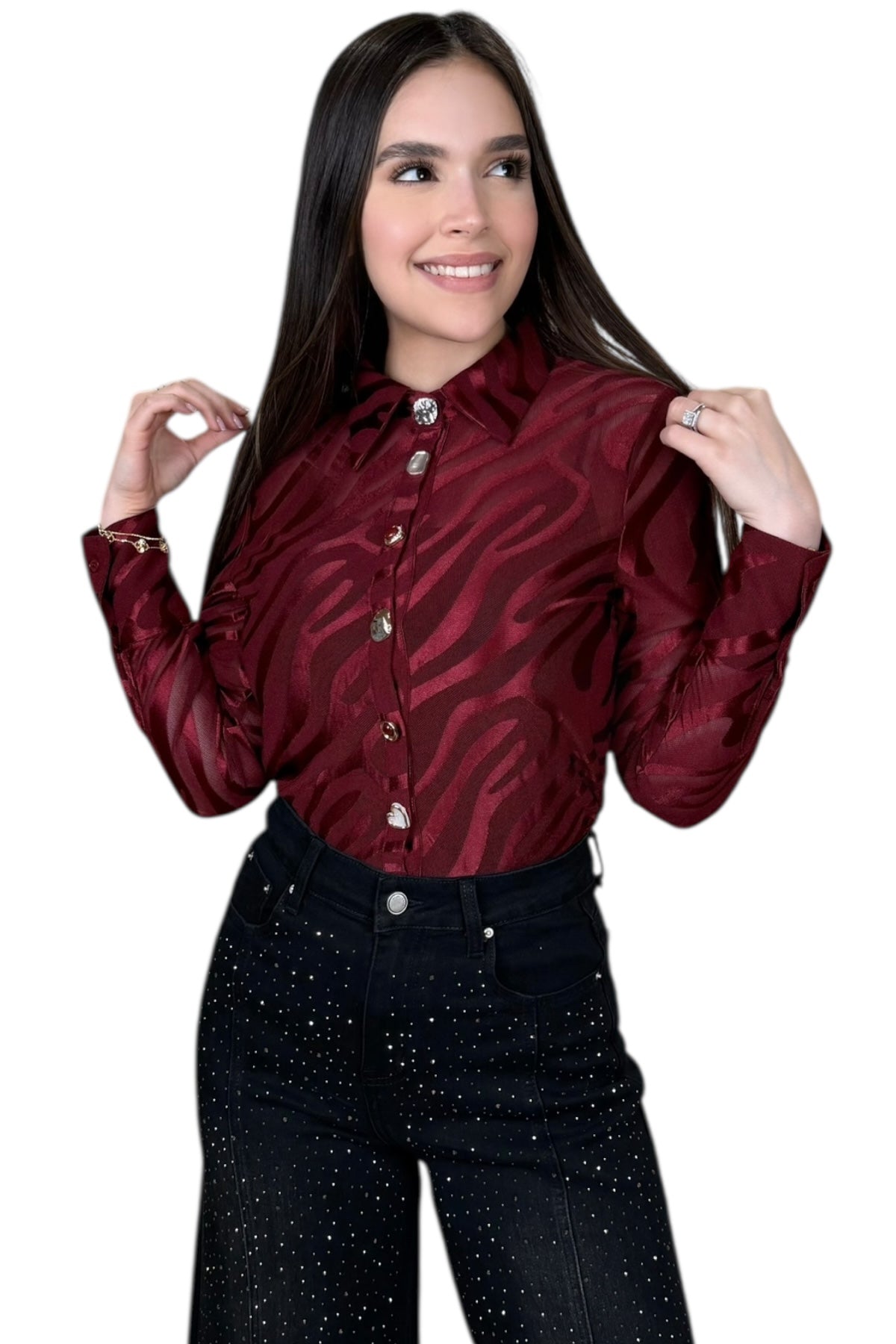 ROUGE GLAM BLOUSE